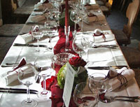 Geschm�ckter Tisch