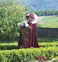 Trompeterin von Bad S�ckingen im Hirschengarten