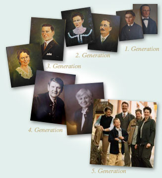 Hirschen-Fünf Generationen